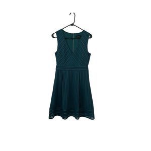 J Crew A Line Sleeveless Eyelet V-Neck Dress